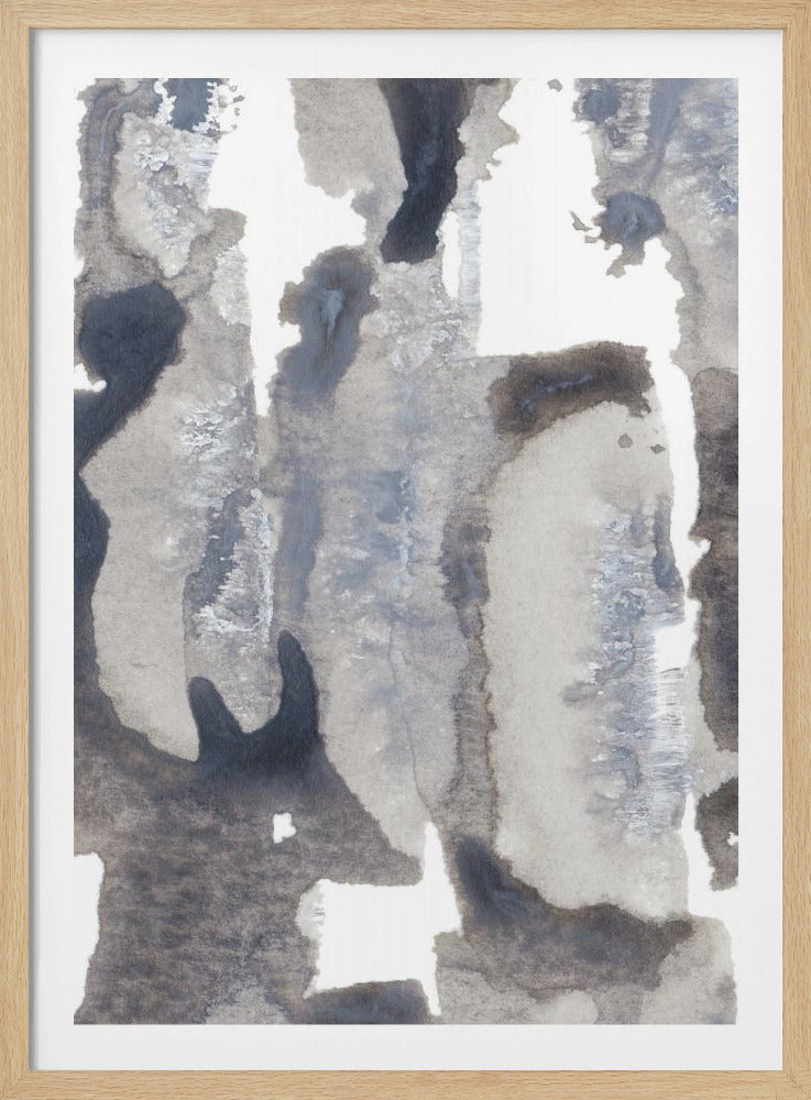 Monochromatic Palette Of Grays And Whites | Poster
