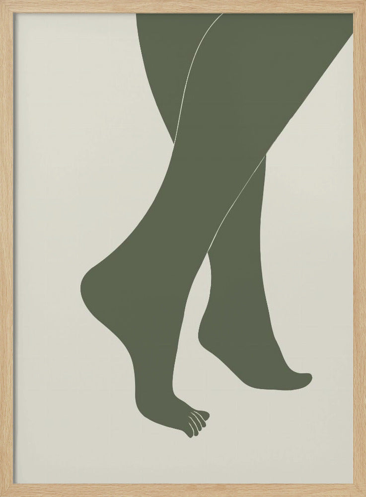 Tip Toe Grün | Poster