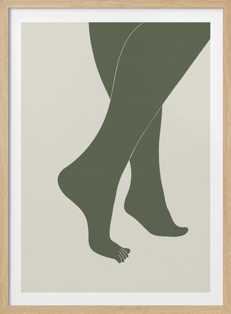 Tip Toe Grün | Poster
