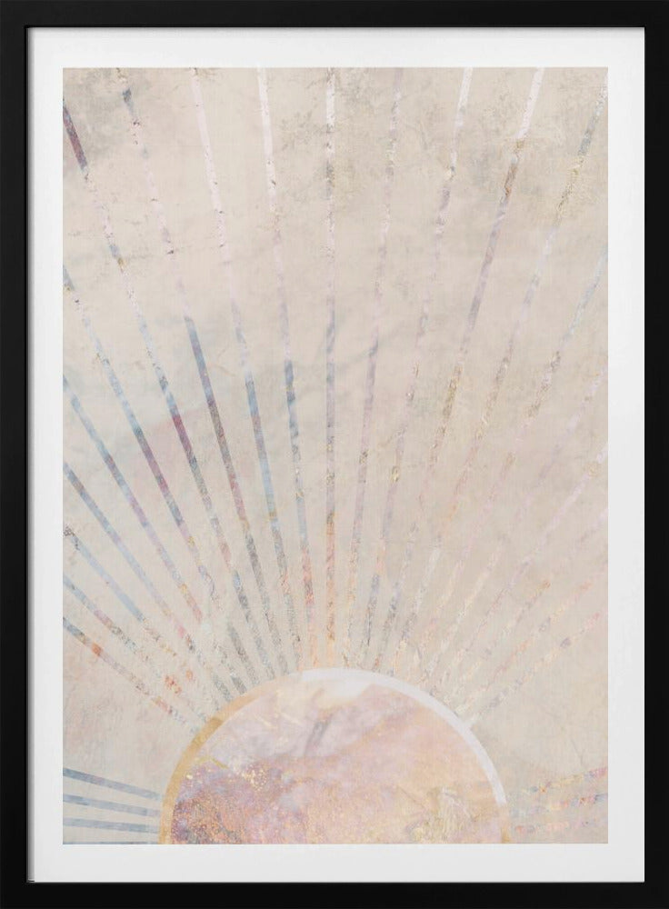 Boho-Sonnenstrahlen am Morgen | Poster