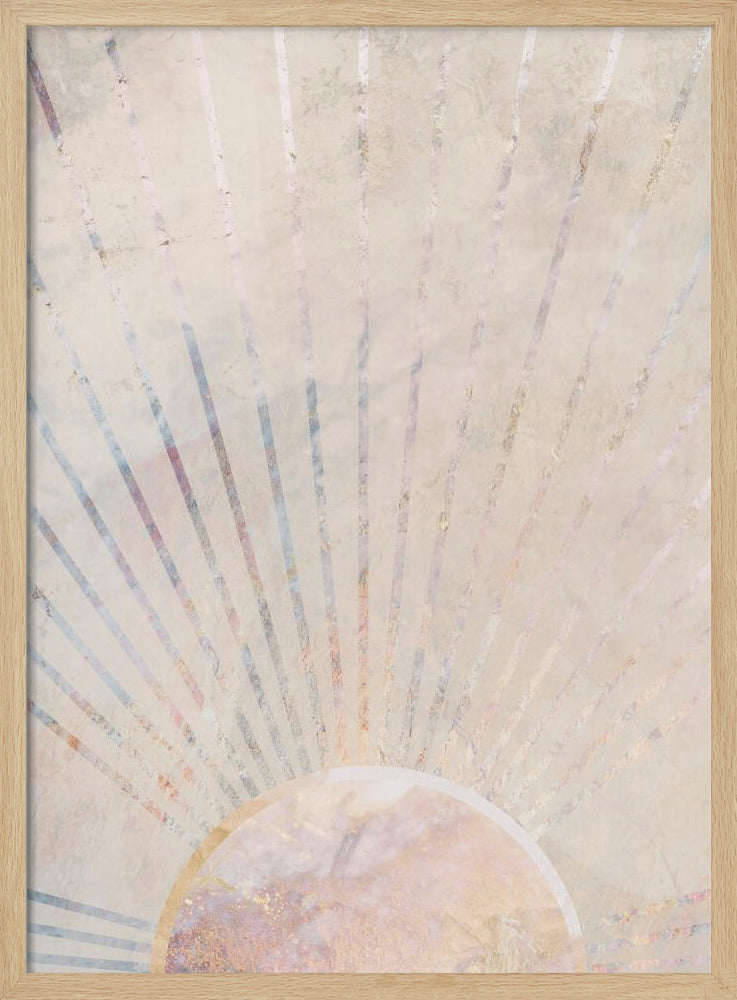 Boho-Sonnenstrahlen am Morgen | Poster