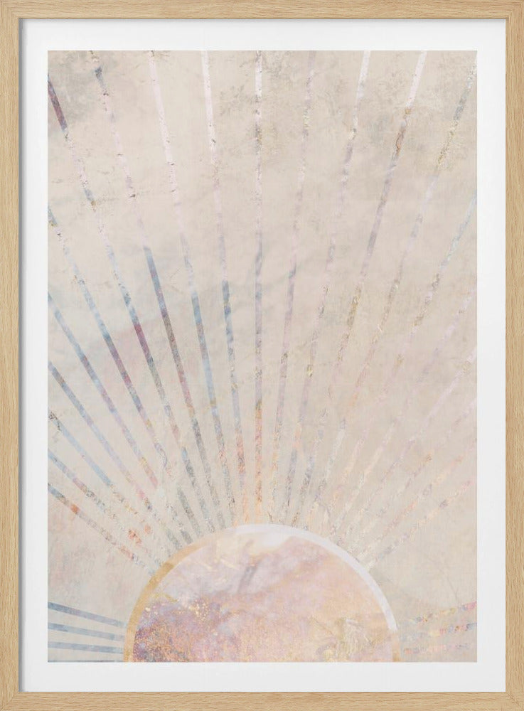 Boho-Sonnenstrahlen am Morgen | Poster