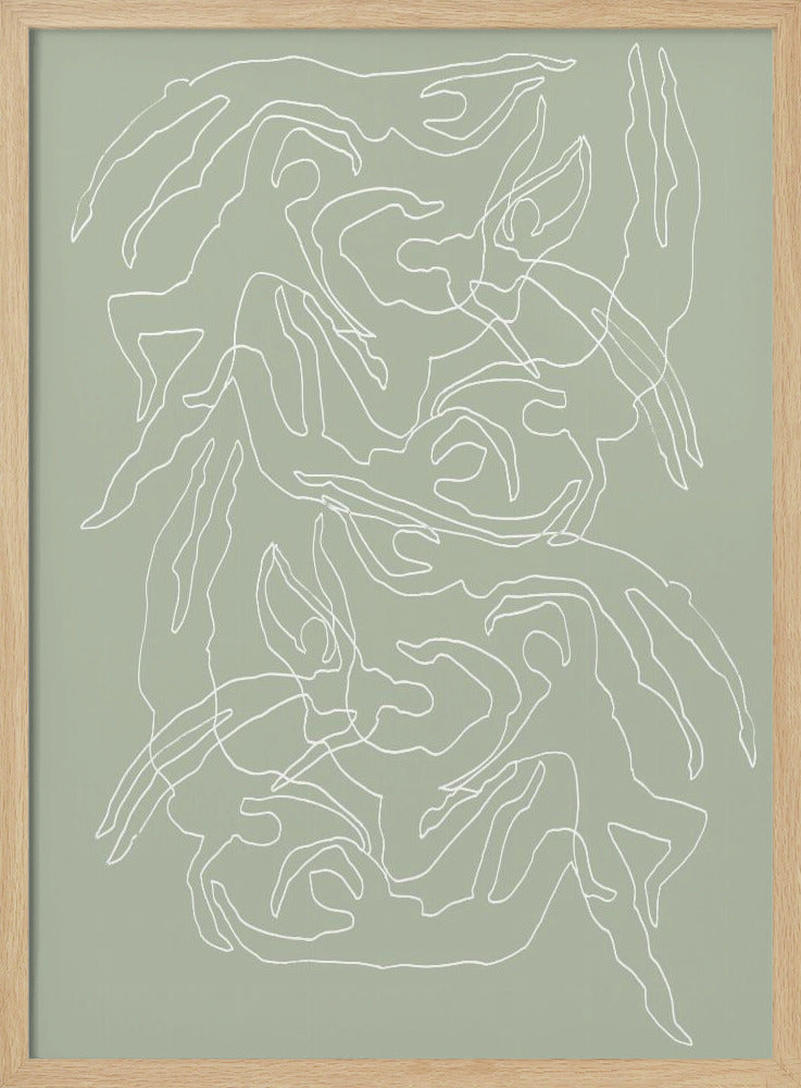 Schwimmer Grün | Poster