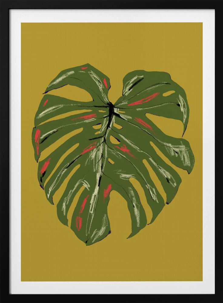 Monstera Blatt Grün | Poster