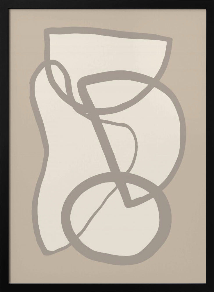 Form 09 Beige | Poster