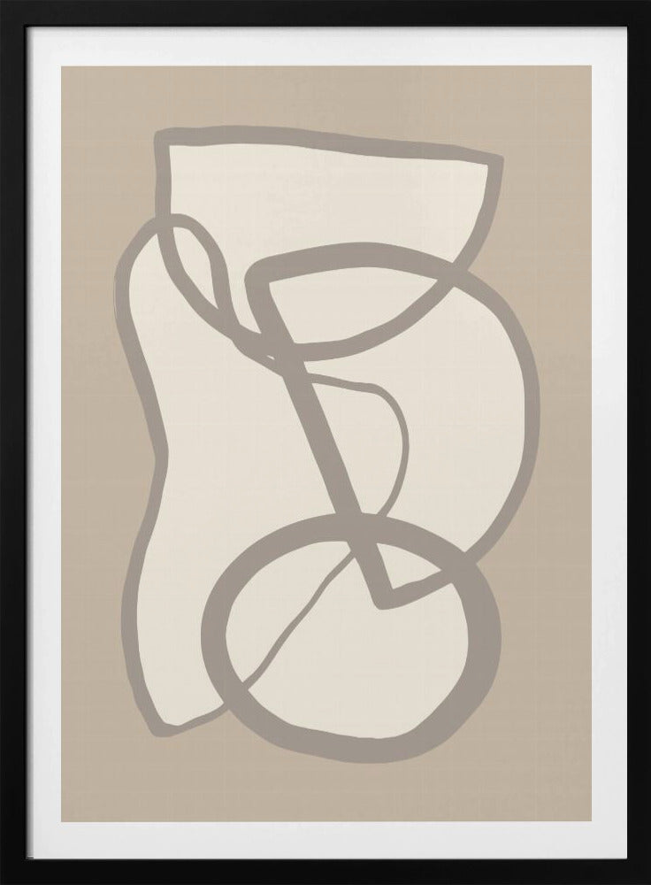 Form 09 Beige | Poster