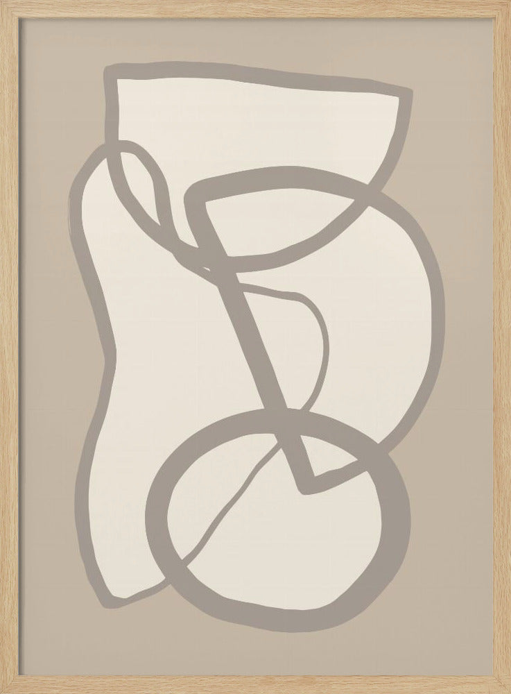 Form 09 Beige | Poster