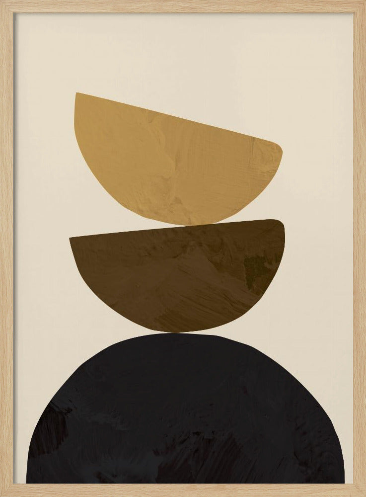 Geometrisches Gelb | Poster