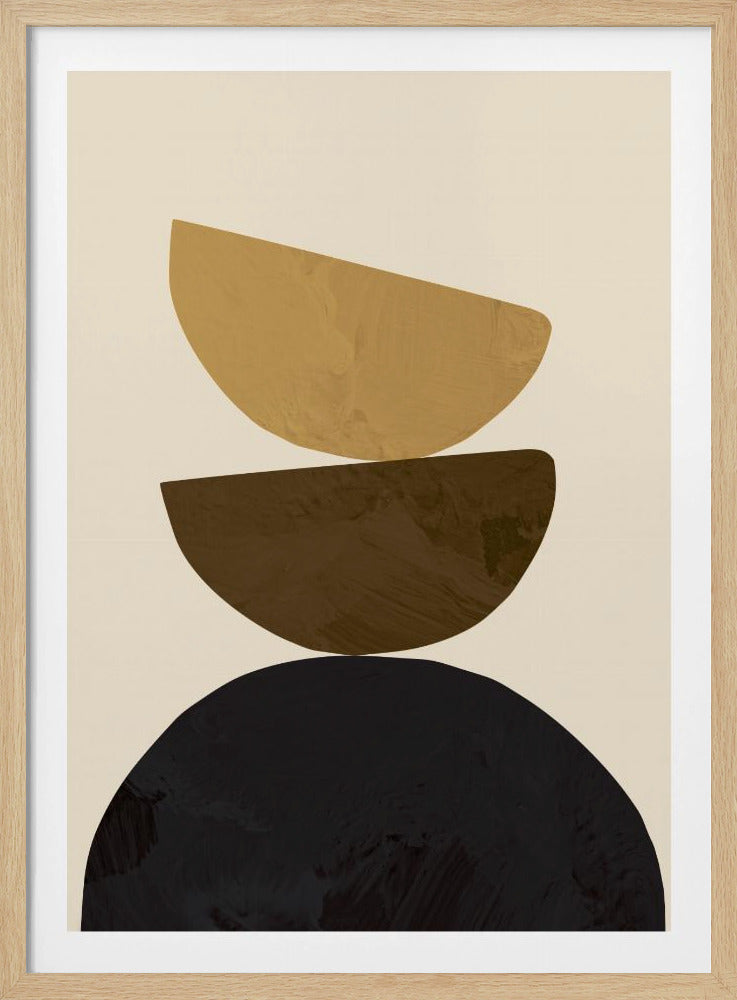 Geometrisches Gelb | Poster