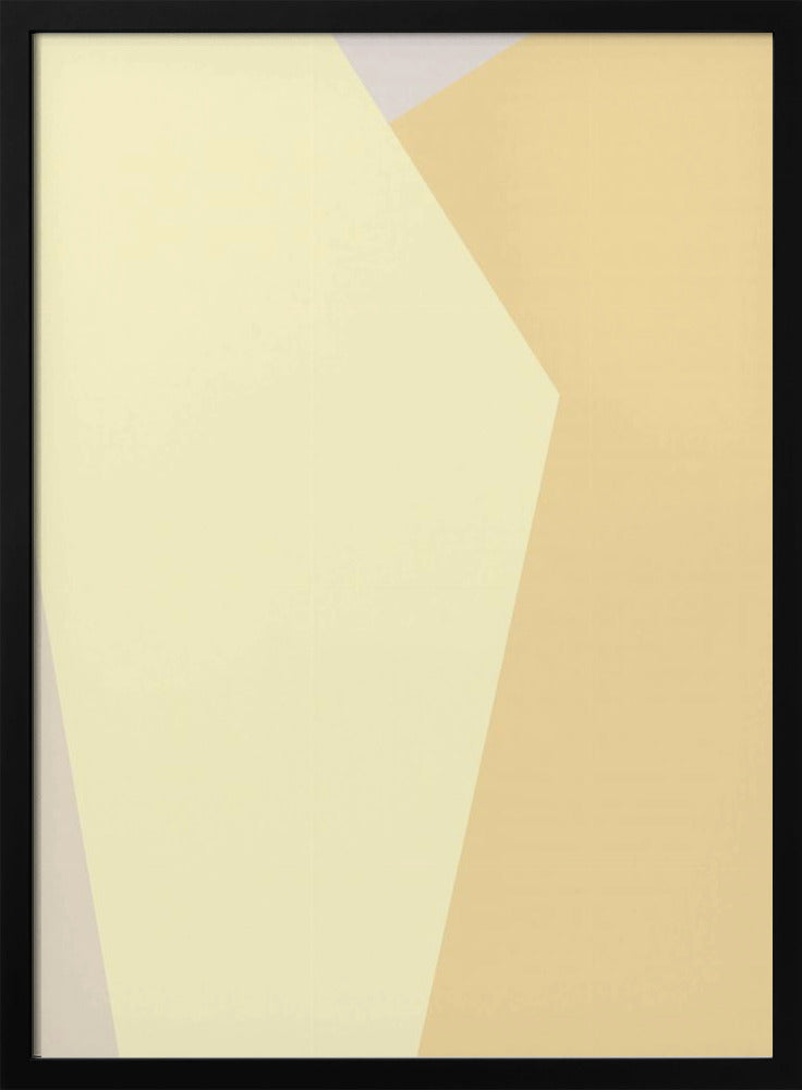 Abstraktes Gelb | Poster