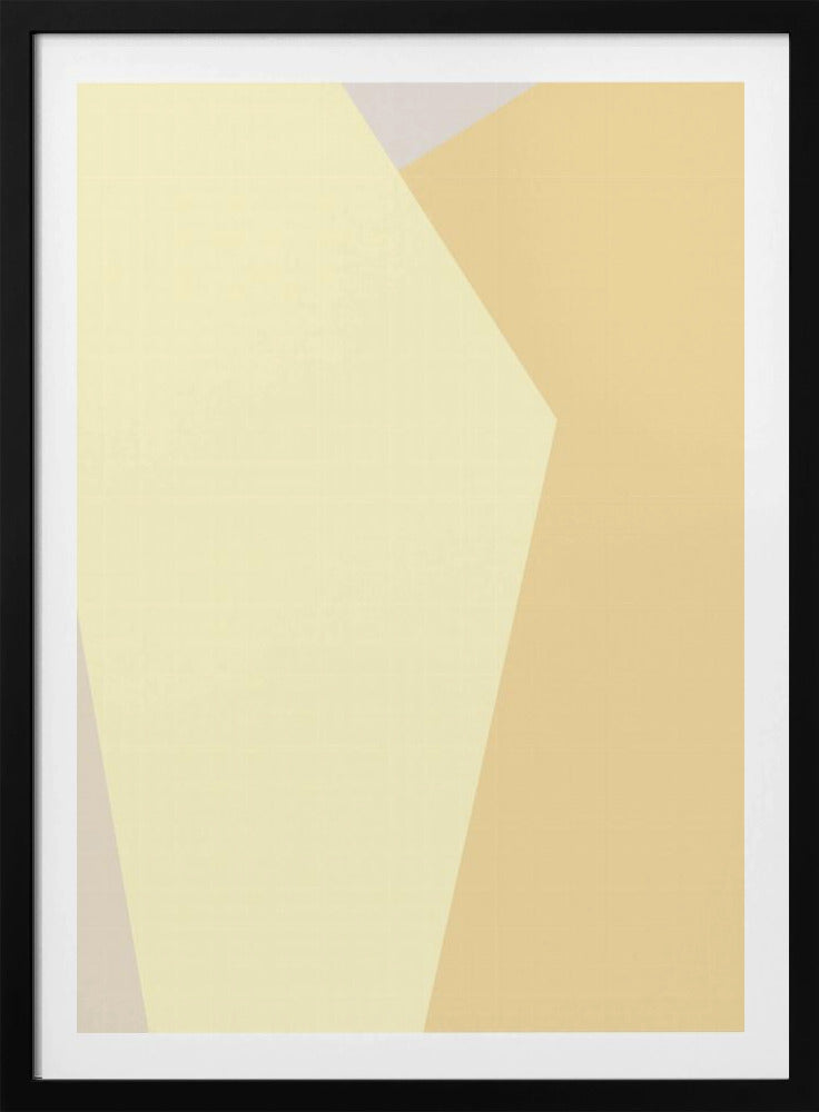 Abstraktes Gelb | Poster