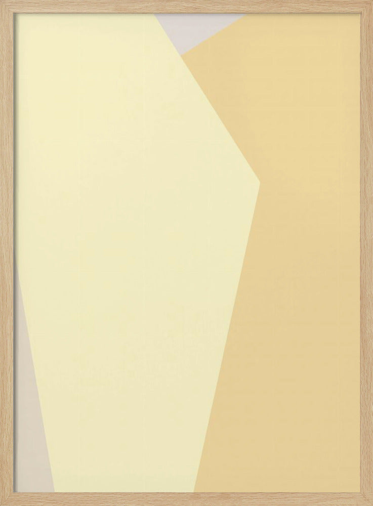 Abstraktes Gelb | Poster