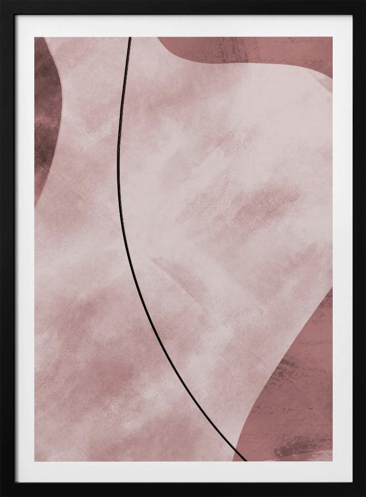 Abstrakte Formen Rosa | Poster