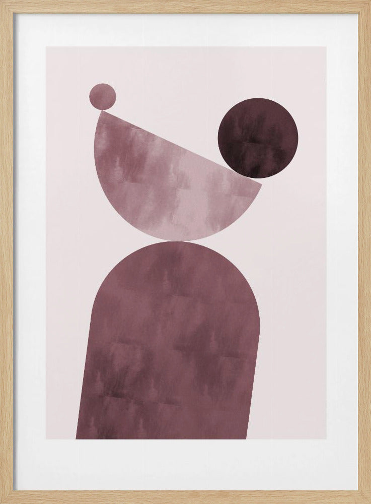 Geometrische Formen Lila | Poster