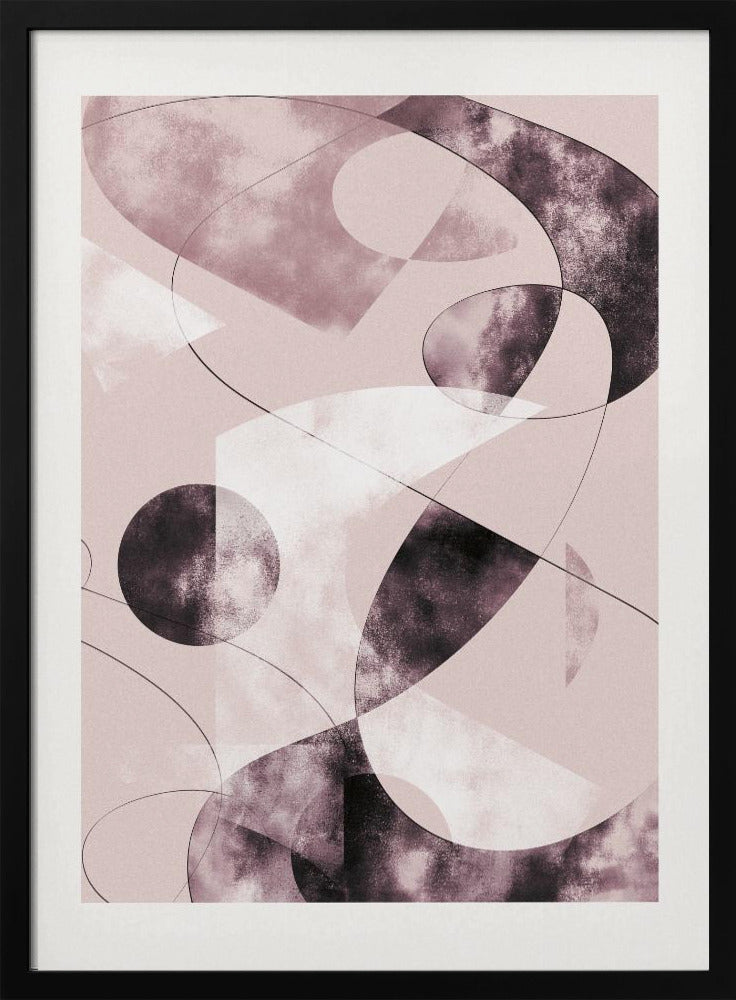 Formen zerschmettern Rot | Poster