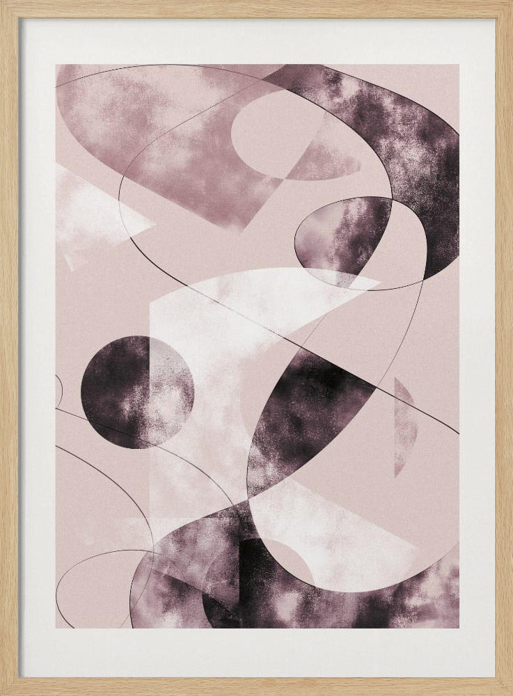 Formen zerschmettern Rot | Poster