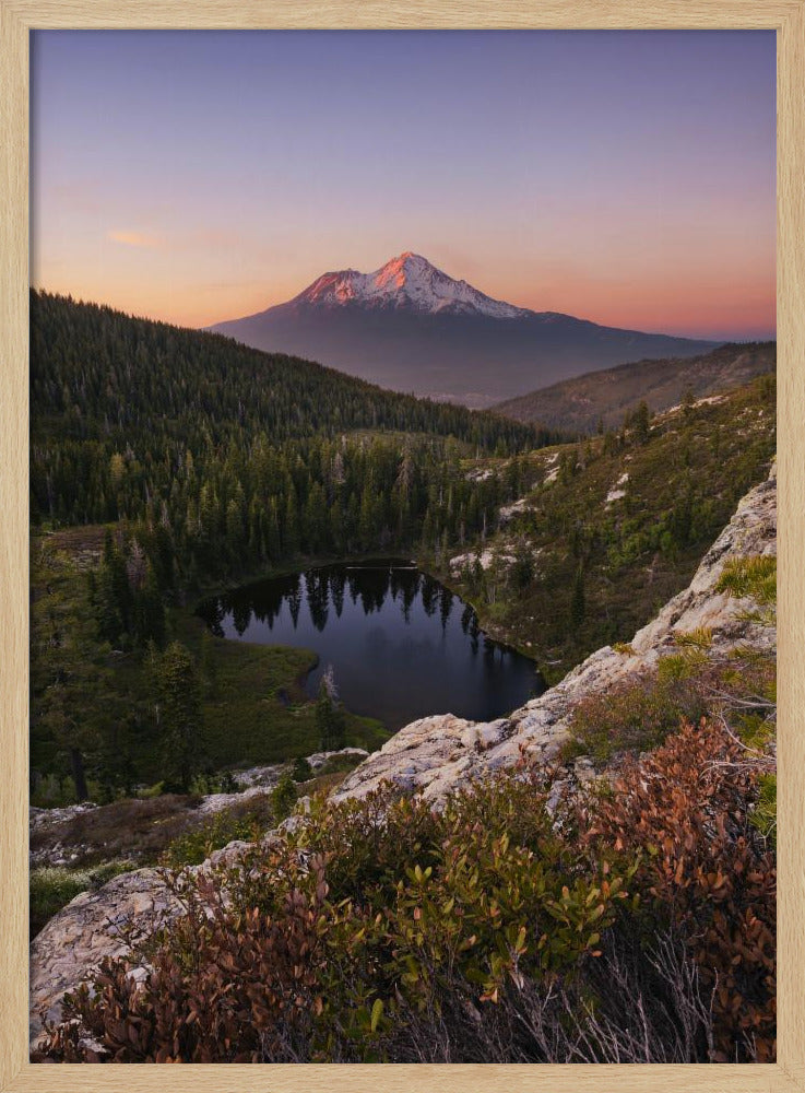 Heart Lake vertical | Poster