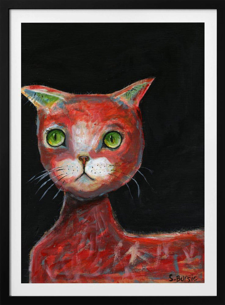 Rote Katze | Poster