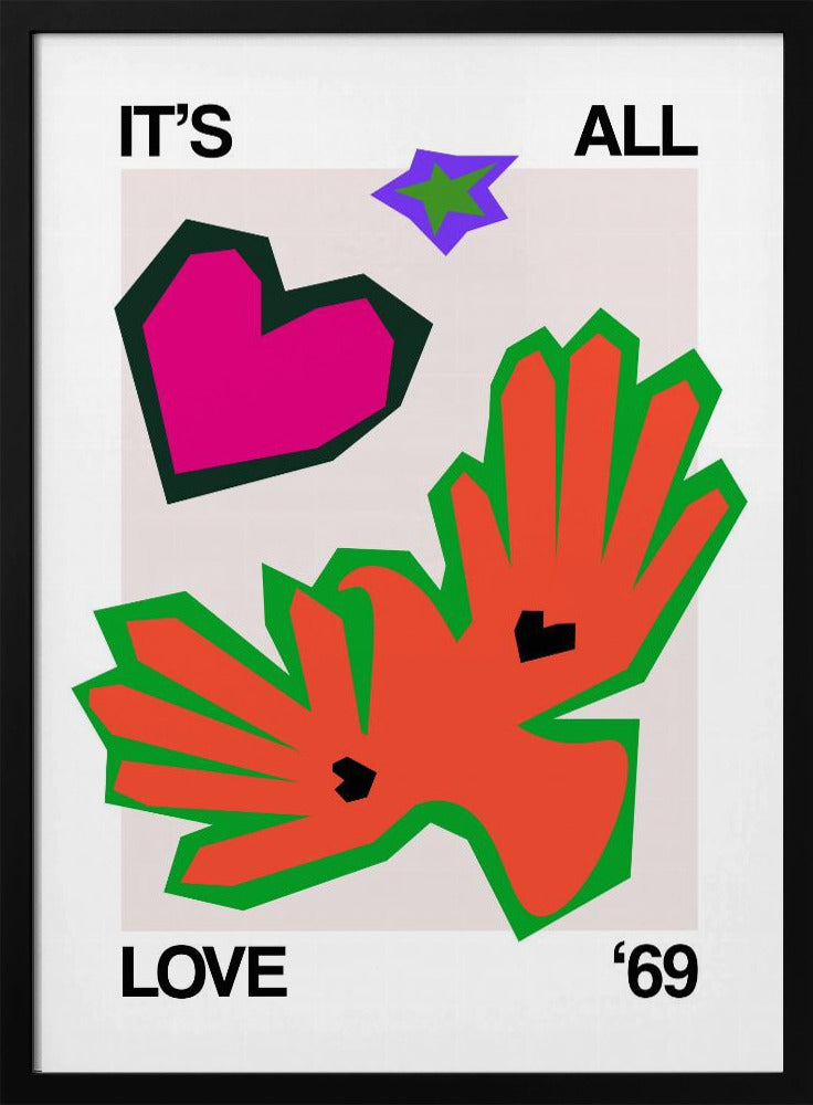 Es ist alles Liebe '69 Bird Orange | Poster