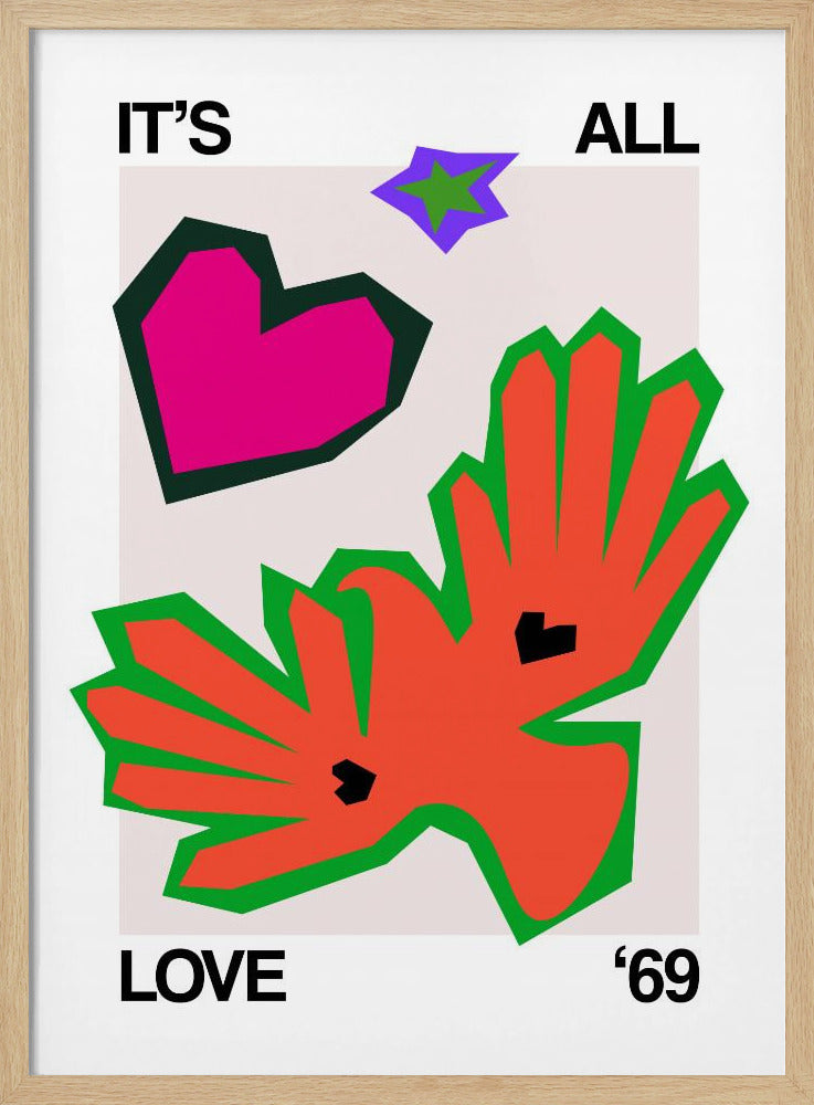 Es ist alles Liebe '69 Bird Orange | Poster