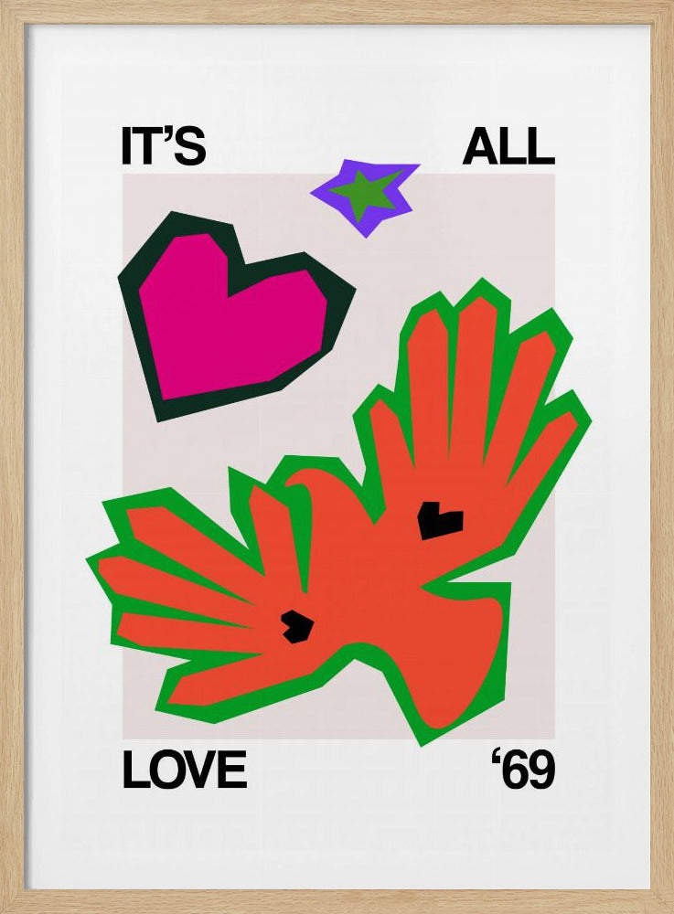 Es ist alles Liebe '69 Bird Orange | Poster