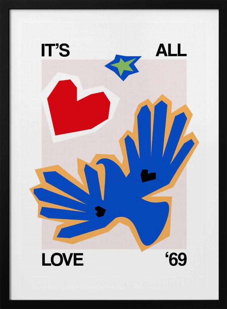 Es ist alles Liebe '69 Bird Blue | Poster