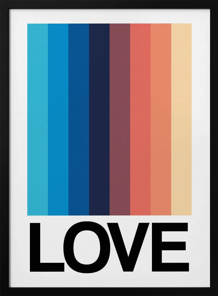 Spiegelstreifen LOVE | Poster