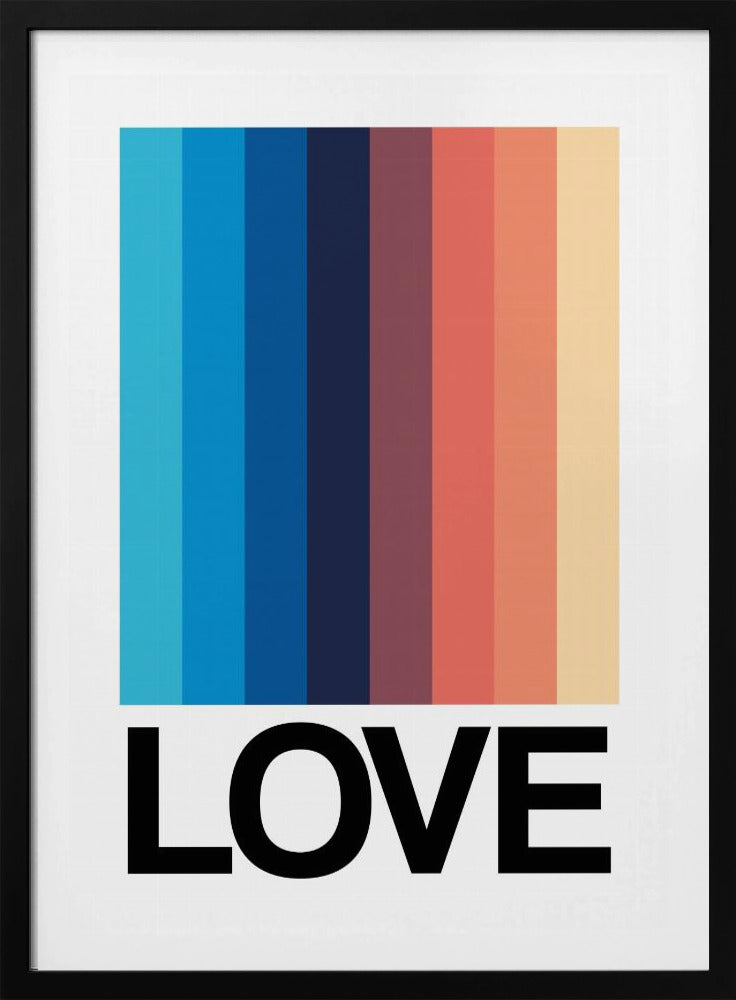 Spiegelstreifen LOVE | Poster