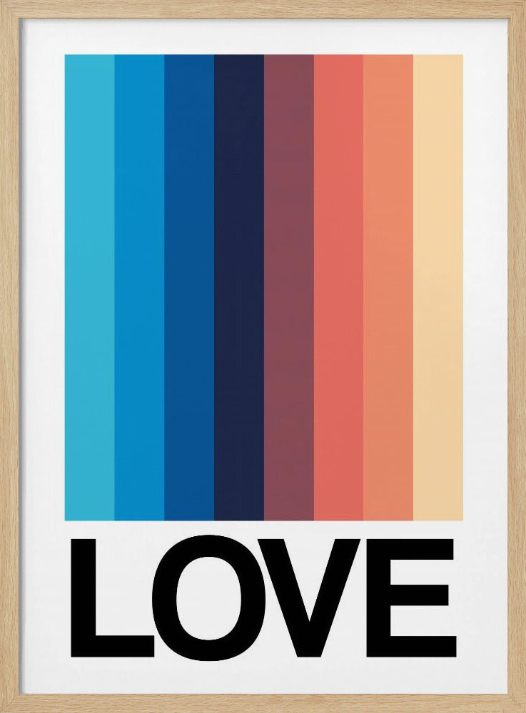 Spiegelstreifen LOVE | Poster