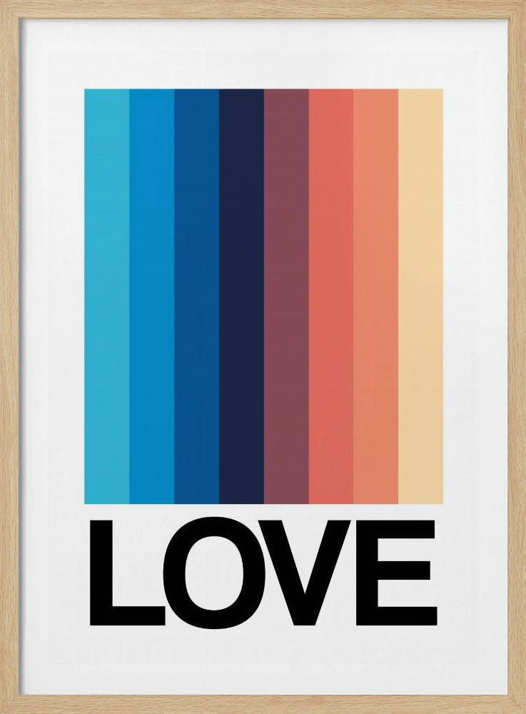 Spiegelstreifen LOVE | Poster