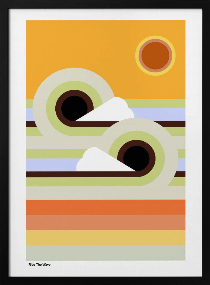 Ride the Wave Sonnenaufgang | Poster