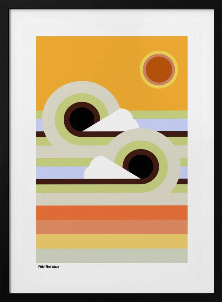 Ride the Wave Sonnenaufgang | Poster