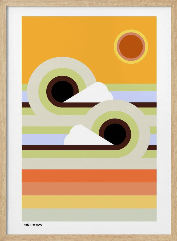 Ride the Wave Sonnenaufgang | Poster