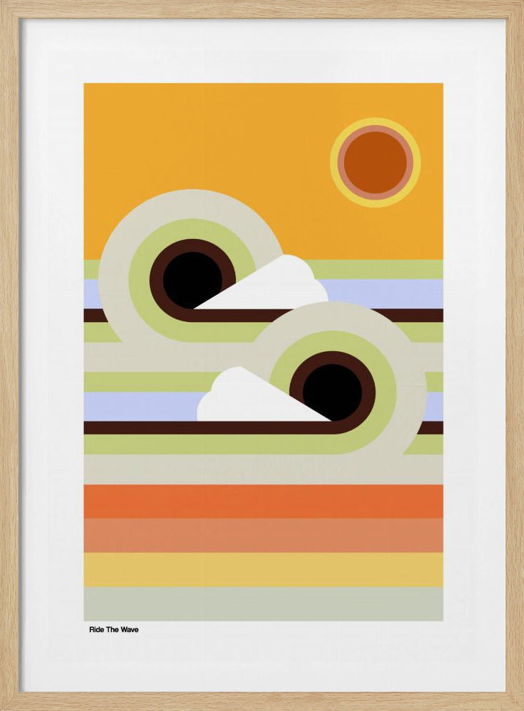 Ride the Wave Sonnenaufgang | Poster