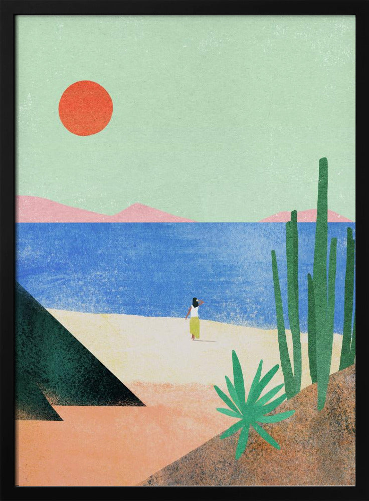 Strandmädchen ii | Poster