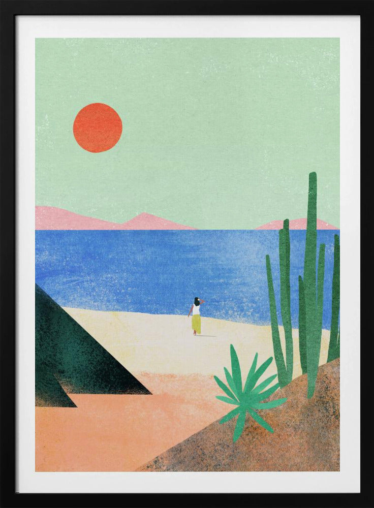 Strandmädchen ii | Poster