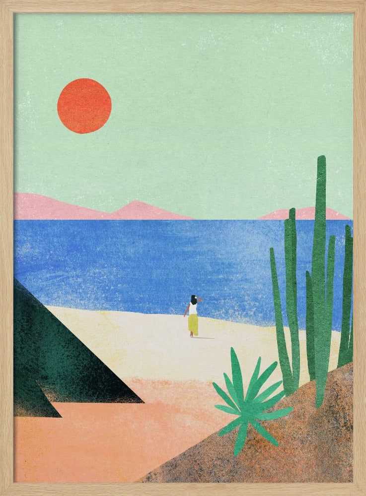 Strandmädchen ii | Poster