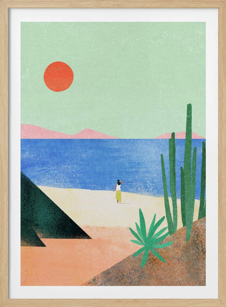 Strandmädchen ii | Poster
