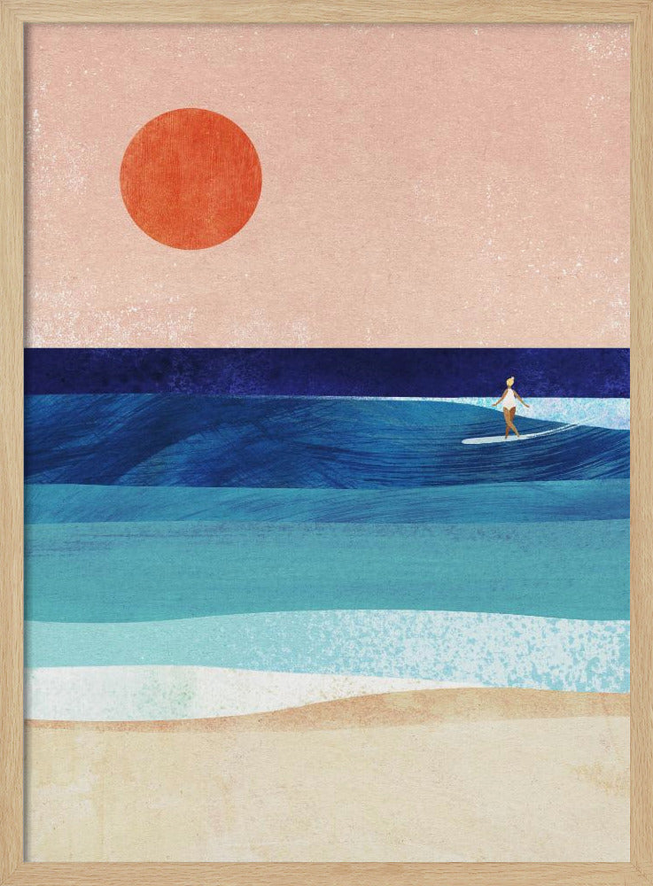 Surf-Mädchen | Poster