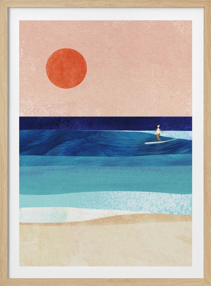 Surf-Mädchen | Poster