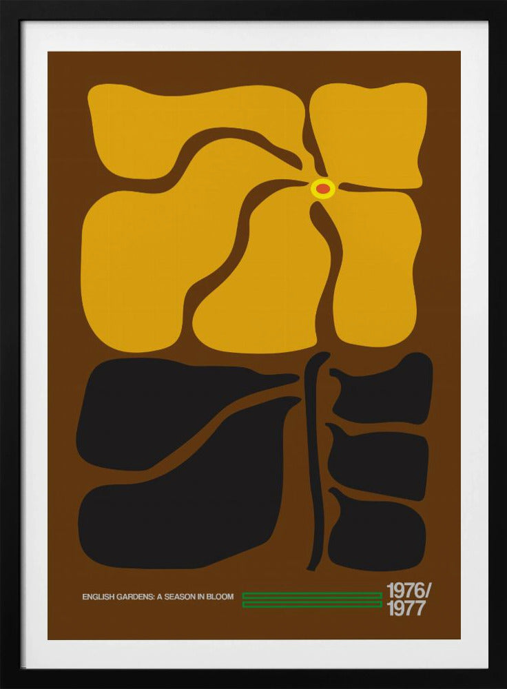 Englische Gärten Braun | Poster