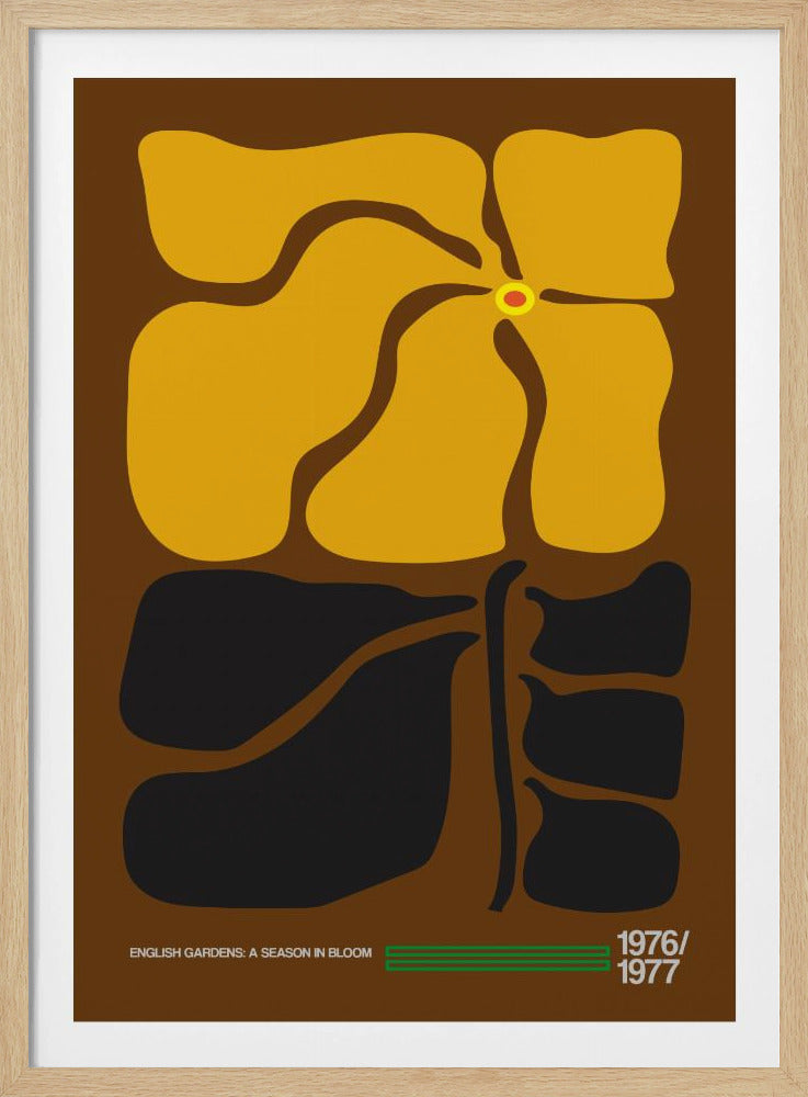 Englische Gärten Braun | Poster
