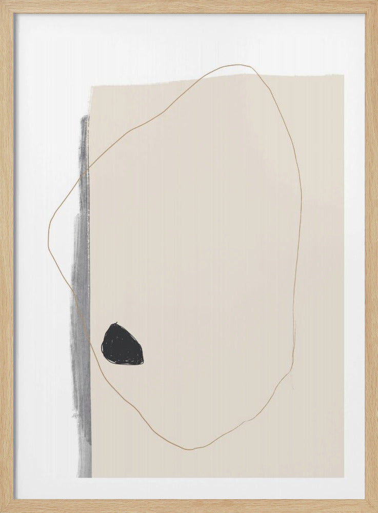 Minimalistisches Flüstern | Poster