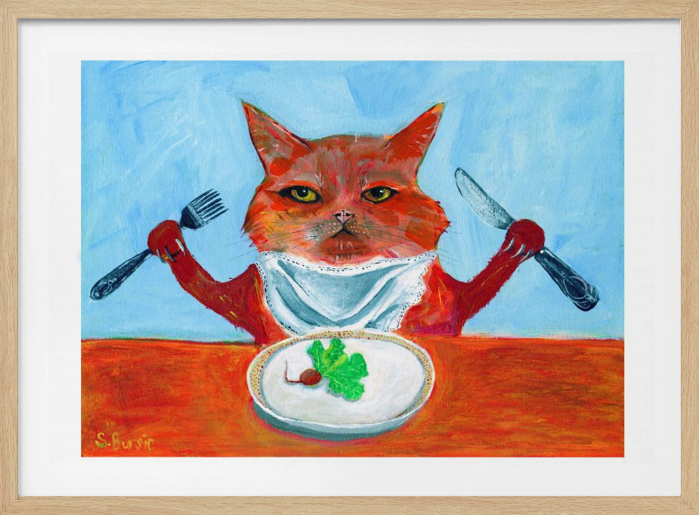 Vegane Katze | Poster