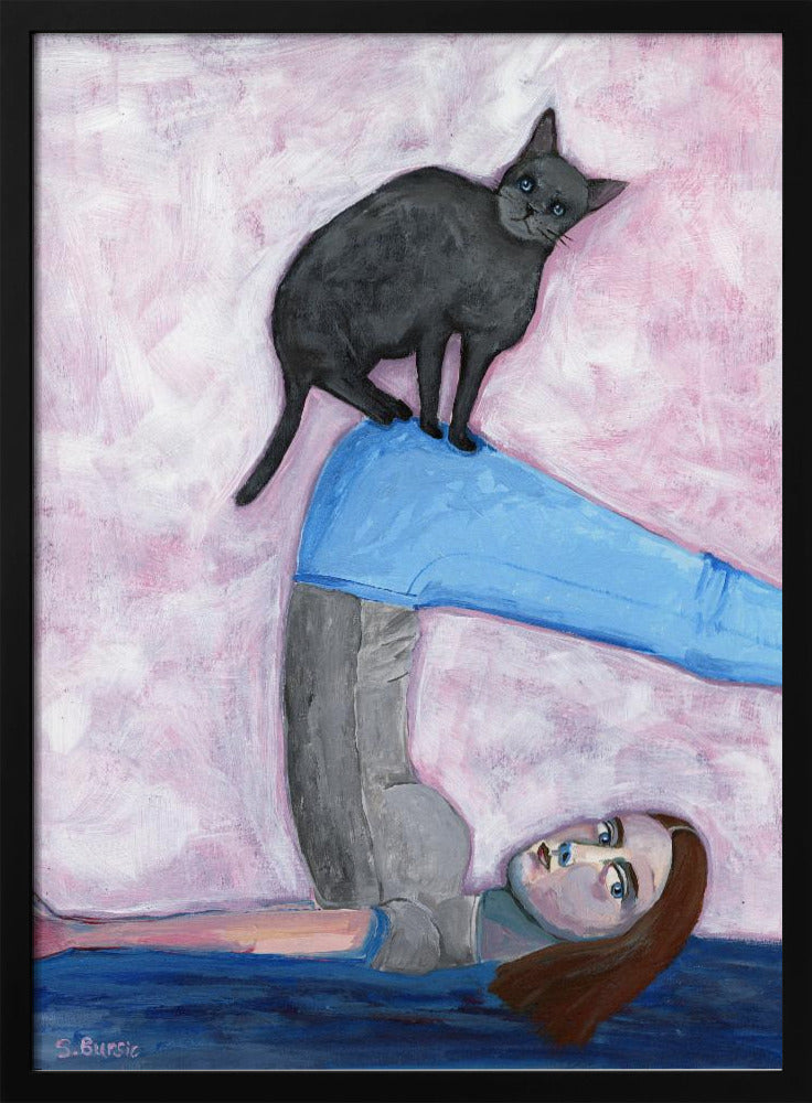 Yoga mit meiner Katze | Poster