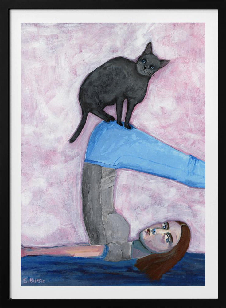 Yoga mit meiner Katze | Poster
