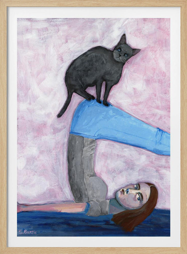 Yoga mit meiner Katze | Poster