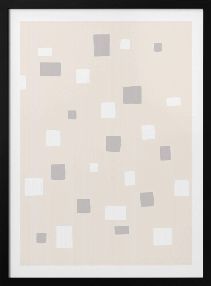 Abstrakte Quadrate | Poster