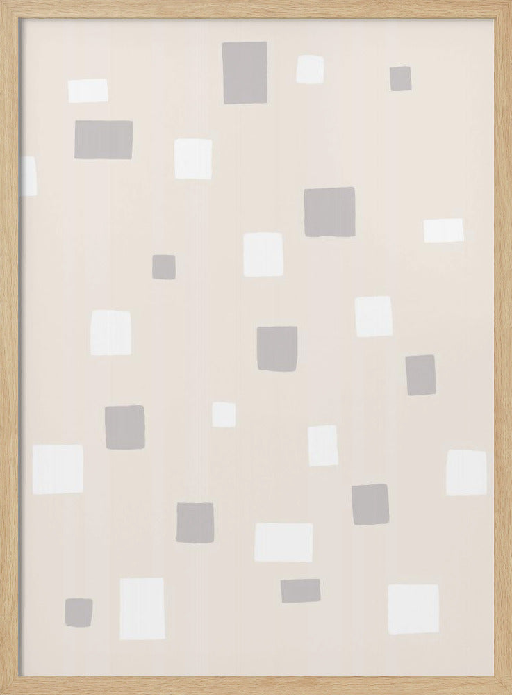 Abstrakte Quadrate | Poster