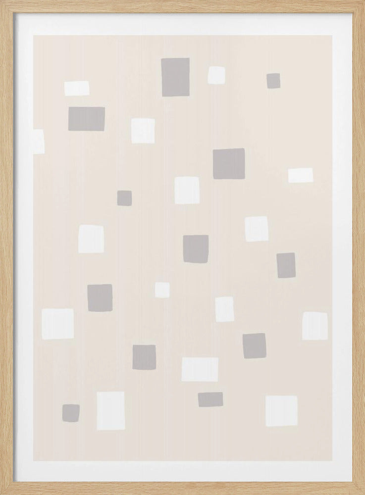 Abstrakte Quadrate | Poster